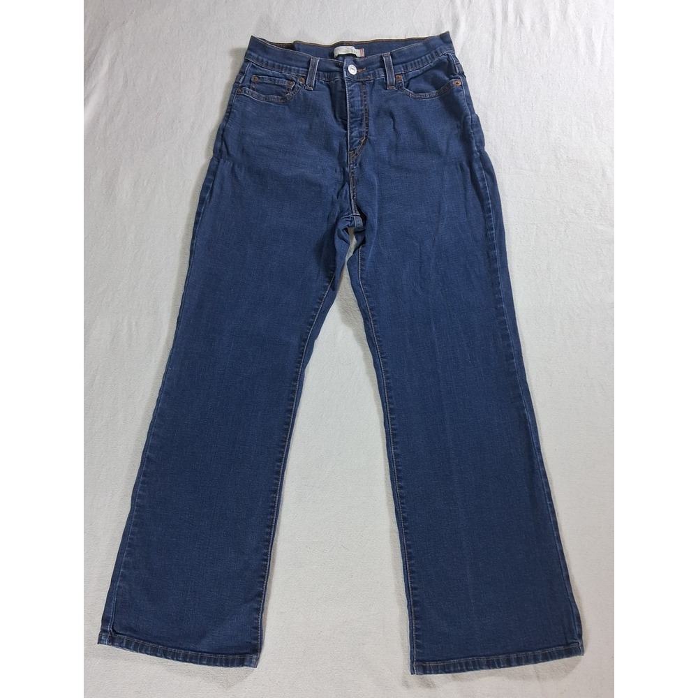 Levi's 512 Bootcut Jeans Women's 12P Medium Blue Stretch Slimming 28x28 Denim